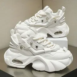 corsac WHITE SHOES PREMIUM QUALITY MEN Sneakers For Men image 1