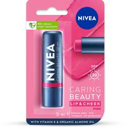 nivea Lip Caring Beauty Pink Lip Balm | Lip & Cheek Tint with SPF 30 NA-picture-11