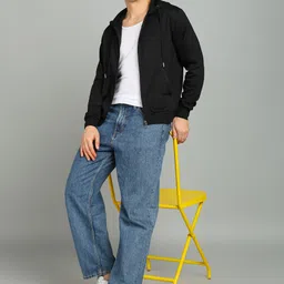 adyavastram Men Full Sleeve Solid Hooded Sweatshirt-picture-21