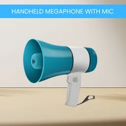 guggu King Bhopu with High Volume Speaker, Battery Backup and Recording FeatureQ88 Handheld Megaphone and Rechargeable Siren Loudspeaker With USB/Memory CardG492 Outdoor PA System image 1