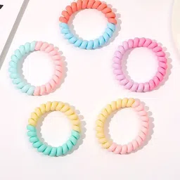 Radhya Accessories Women Set of 5 Ponytail Holders image 3