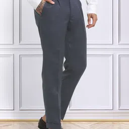 KLOTTHE Slim Fit Cotton Formal Trouser image 2