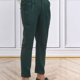 KLOTTHE Slim Fit Cotton Formal Trouser image 2