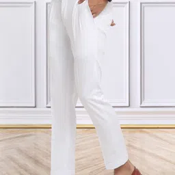 KLOTTHE Slim Fit Cotton Formal Trouser image 2