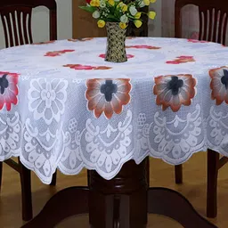 Dakshya Industries Blue Cotton 4 Seater Table Covers image 2