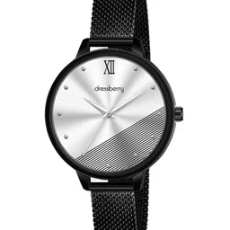 DressBerry Black Women Embellished Dial & Analogue Watch HOBDB-144-BK image 5