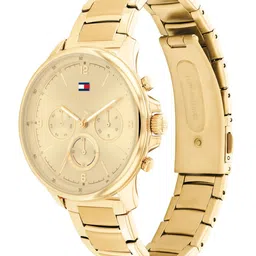 Tommy Hilfiger Women Dial & Gold-Plated Stainless Steel Bracelet Style Straps Analogue Watch TH1782452W image 3