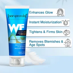 Aryanveda Set of 2 UV Absorption Whitofair Face Wash with Red Algae & Vitamin B3-60ml Each image 2