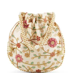 TEEJH Embroidered Potli Clutch image 5