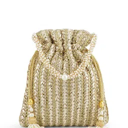 TEEJH Embellished Potli Clutch image 3