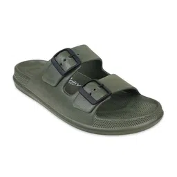 TRV Men Buckle Detailed Slip On Flip Flops image 2