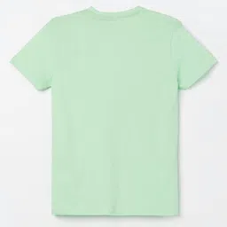 Fame Forever by Lifestyle Boys Typography Printed V-Neck Applique T-shirt image 4