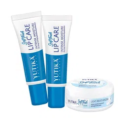 YUTIKA Naturals Set of Soft Touch Light Cream 50 g & 2 Intense Moisture Lip Balm 10 g each image 2