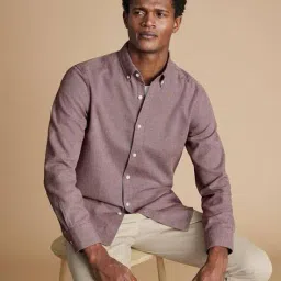charles tyrwhitt Men Slim Fit Button-Down Collar Shirt image 2