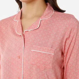 Amante Conversational Printed Night Suit image 2