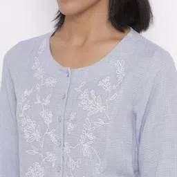 W Women Embroidered Cotton Dress image 2