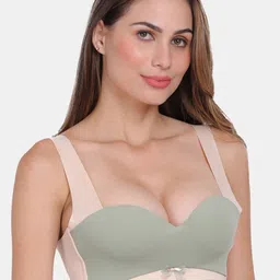 Amour Secret Colourblocked Push Up Bra - Underwired Lightly Padded image 5