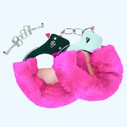 ppt Couple Soft Metal Pink Handcuffs – Perfect Prop for Bachelorette Party Night-picture-31