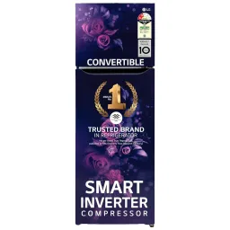 LG 272 Litres 2 Star Frost Free Double Door Convertible Refrigerator with Anti Bacterial Gasket (GL-S312SBEY.ABEZEBN, Blue Euphoria)-image-34