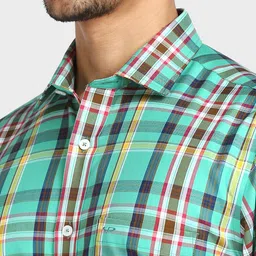ColorPlus Regular Fit Checked Cotton Casual Shirt image 2