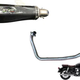 acube mart 1 Hness bike bend pipe, 1 Hness bike exhaust Combo-picture-37