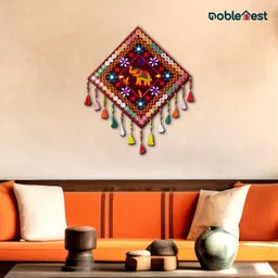 noblenest Handmade Traditional Gujrati Wall Hanging | Wall Decoration for Home, Office image 2