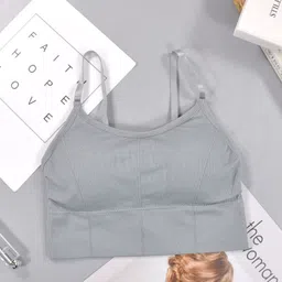 swatik Pack of 3 Women Cami Bra Lightly Padded Bra image 3