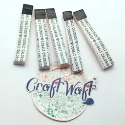 craftwaft Cobalt Chloride Paper Test 100 Strips for Testing Acid and Base Solutions, Activity Laboratory Industrial Scientific Experiment pH Purple (Neutral) Litmus Papers image 3