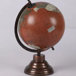 imli street Maroon Plastic Geographical Map Table Globe image 4