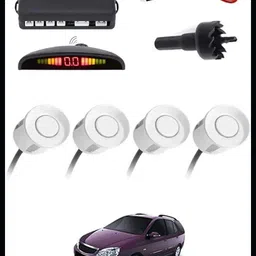 peeps store Car Premium 4 White Reverse Parking Sensor-AP25B311 Car Premium 4 White Reverse Parking Sensor-AP25B311 Parking Sensor-picture-13