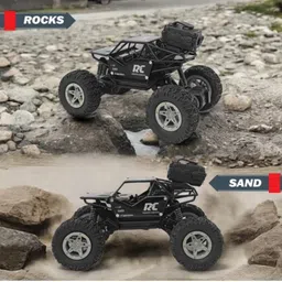 Rock Crawler Smoke Car Remote Control RC Car Toy for Kids Multicolor-image-0