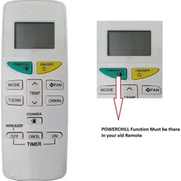 VRAVIA Compatible with Split/Window Ac Dakin Company Remote Controller image 3