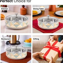 the better home Stainless Steel Insulated Casserole For Roti Chapati Box Serve Casserole image 5