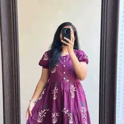 Women Floral Print, Printed Viscose Rayon Anarkali Kurta-image-20