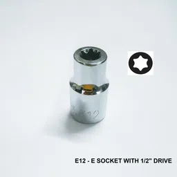 4mech E12 - E Socket 1/2" Drive Socket Set-picture-25