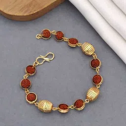 jihaan Bracelet Designer Rakhi Shiv Rudraksh Rakhi Assorted Rakhi Set-picture-18