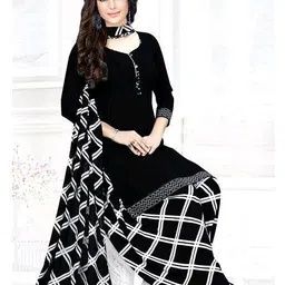 Polyster/Crepe fabric-Aishani Alluring Salwar Suits & Dress Materials-picture-16