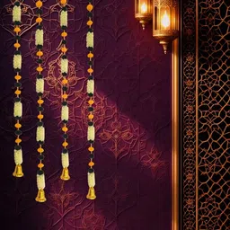 gav sakhi handicrafts Handmade Beaded Hanging Toran for Balcony & Home Decor Toran image 3