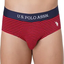 u.s. polo assn. Pack of 2 Striped Men Brief image 3