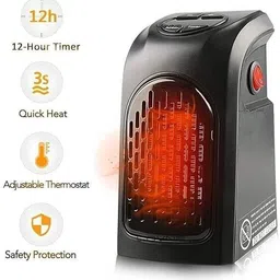 khodal Handy Heater Mini Portable Electric Led Fan Handy Heater Fan Room Heater image 4