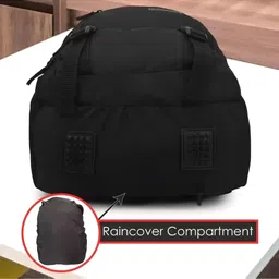 hinex bags Large 40 L Laptop Backpack Large 40 L Laptop Backpack ASHPER Unisex with USB Port and Rain Cover (Black) image 4