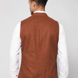 cantabil Self Design Men Waistcoat image 2