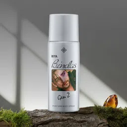 riya Bindas Grey and Black Rock Set of 8 Deodorant | 40 ml Each | Citrus Apple Notes Perfume Body Spray - For Men image 2