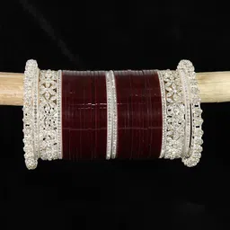 LAVAZZA Set Of 68 Crystals & Cubic Zirconia Studded & Beaded Bangles image 5