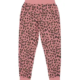 PLUM TREE Girls Animal Printed Pure Cotton Joggers image 2