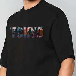 KAIDO Men Drop-Shoulder Sleeves Pure Cotton T-shirt image 5