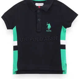 U.S. Polo Assn. Kids Boys Polo Collar Pure Cotton T-shirt image 3
