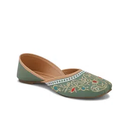 XE Looks Embellished Round Toe Mojaris image 3