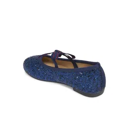 Pantaloons Junior Girls Navy Blue Party Ballerinas Flats image 2