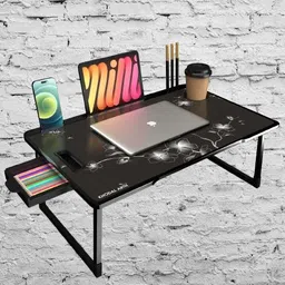 hevenq Study Table for Kids and Laptop Table Wood Study Table Wood Portable Laptop Table-picture-37